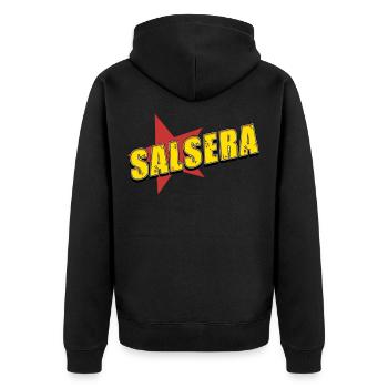 salsa - Veste à capuche bio Premium Unisexe - noir - Dos - Nico (187cm)