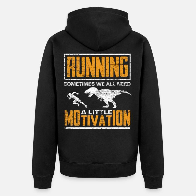 course - Veste à capuche bio Premium Unisexe - noir