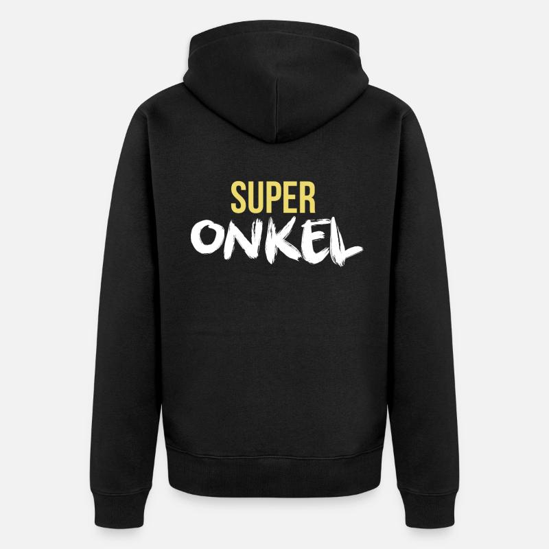 SUPER UNCLE - Veste à capuche bio Premium Unisexe - noir