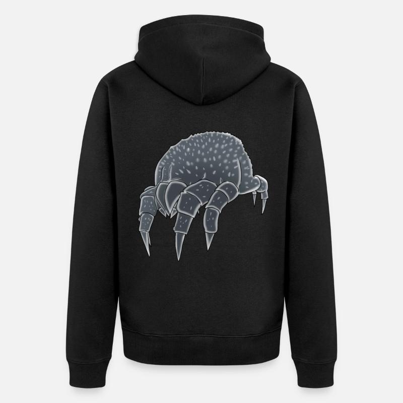 Aauvants insectes phobie parasite - Veste à capuche bio Premium Unisexe - noir