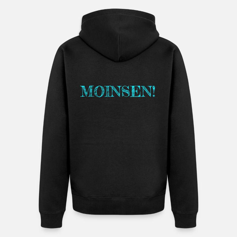 Moinsen - Veste à capuche bio Premium Unisexe - noir