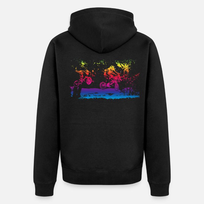 bmx - Veste à capuche bio Premium Unisexe - noir