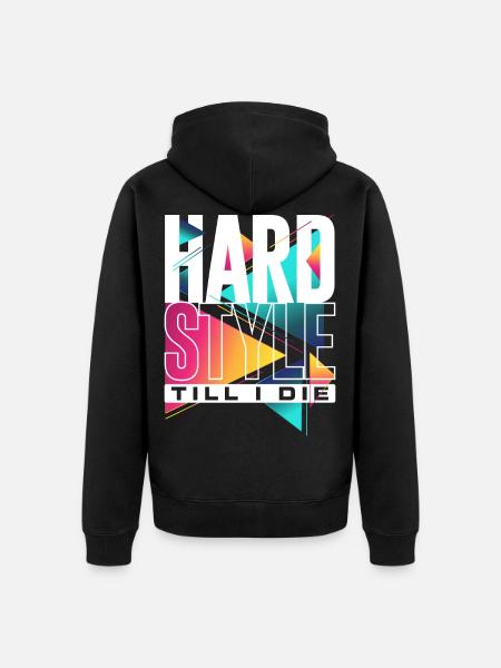 Hardstyle Till I La - Veste à capuche bio Premium Unisexe - noir