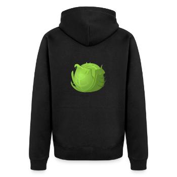 Chou - Veste à capuche bio Premium Unisexe - noir - Dos - Nico (187cm)
