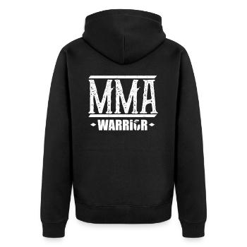 MMA-Warrior - Veste à capuche bio Premium Unisexe - noir - Dos - Nico (187cm)
