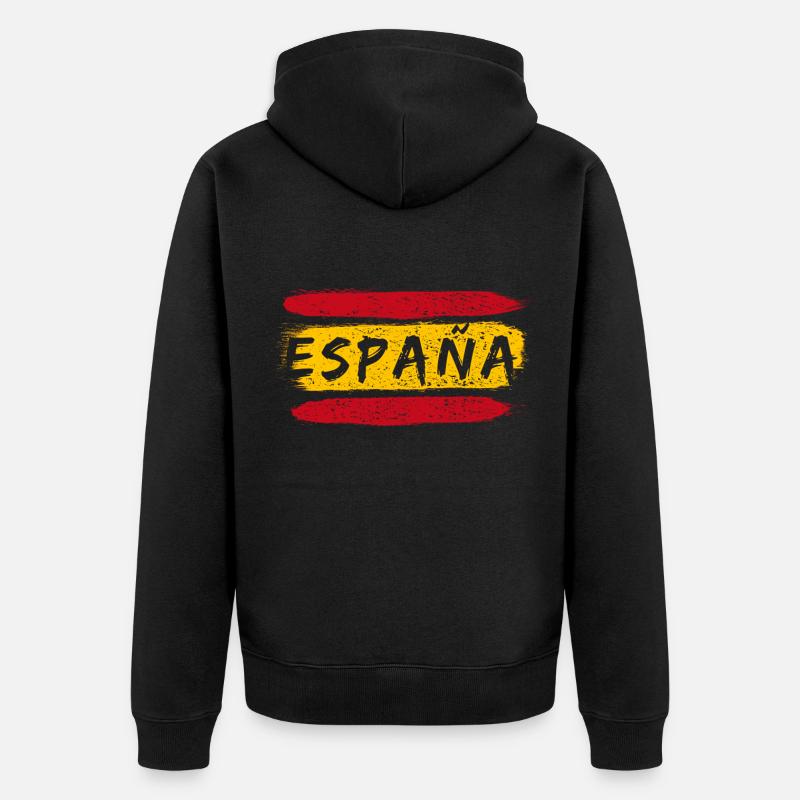 Espagne - Veste à capuche bio Premium Unisexe - noir