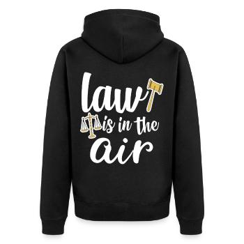 Avocat avocat droit cadeau judiciaire - Veste à capuche bio Premium Unisexe - noir - Dos - Nico (187cm)