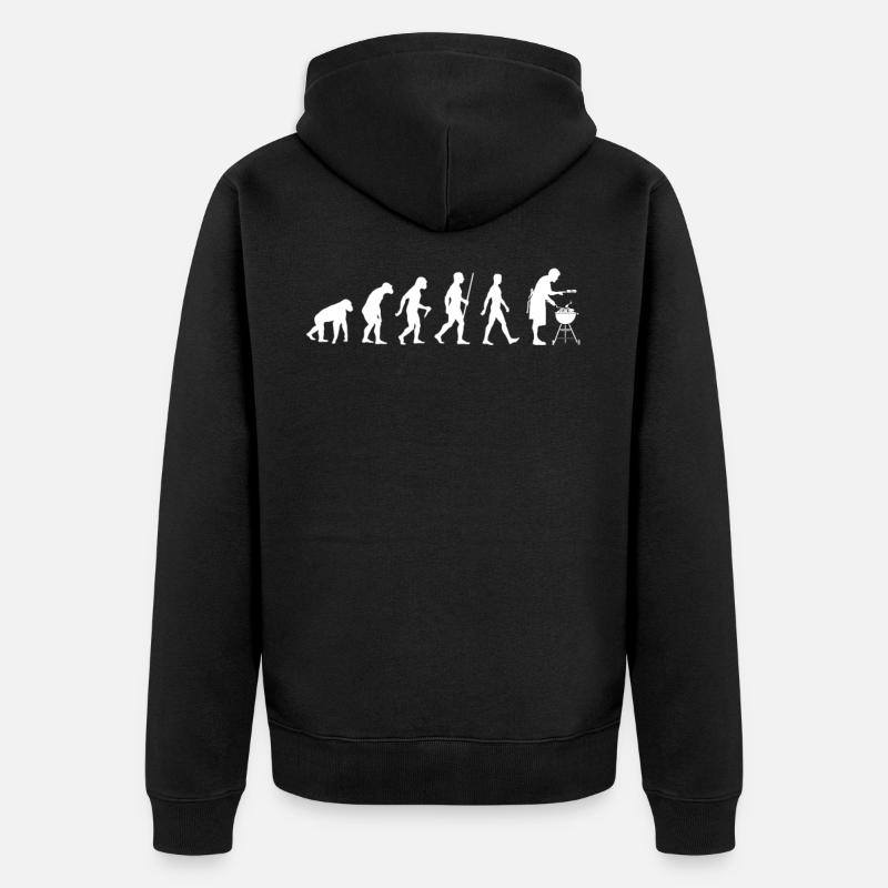 Evolution GRILLING - Veste à capuche bio Premium Unisexe - noir