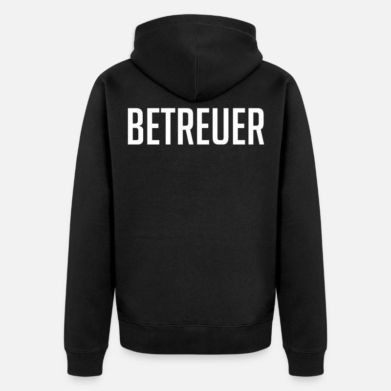Animateur d’équipe - Veste à capuche bio Premium Unisexe - noir