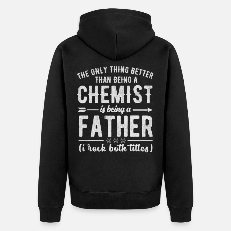 Sciences de la chimie - Veste à capuche bio Premium Unisexe - noir