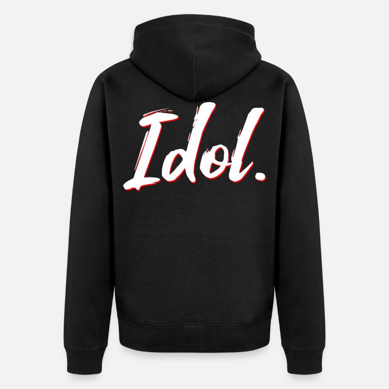 Idole nouvelle - Veste à capuche bio Premium Unisexe - noir