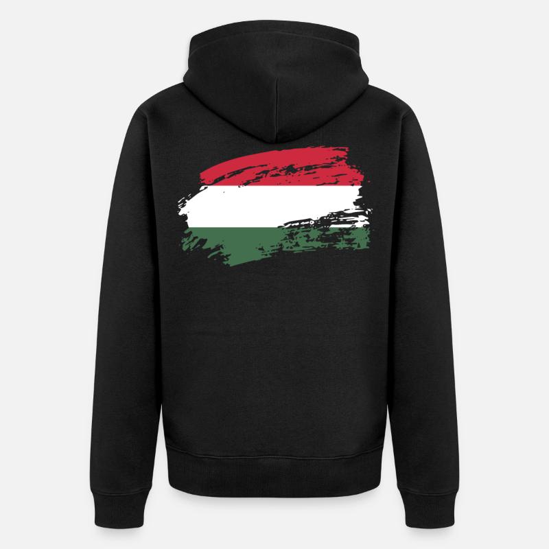 hongrie hongrie - Veste à capuche bio Premium Unisexe - noir