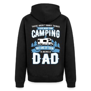 campeur - Veste à capuche bio Premium Unisexe - noir - Dos - Nico (187cm)