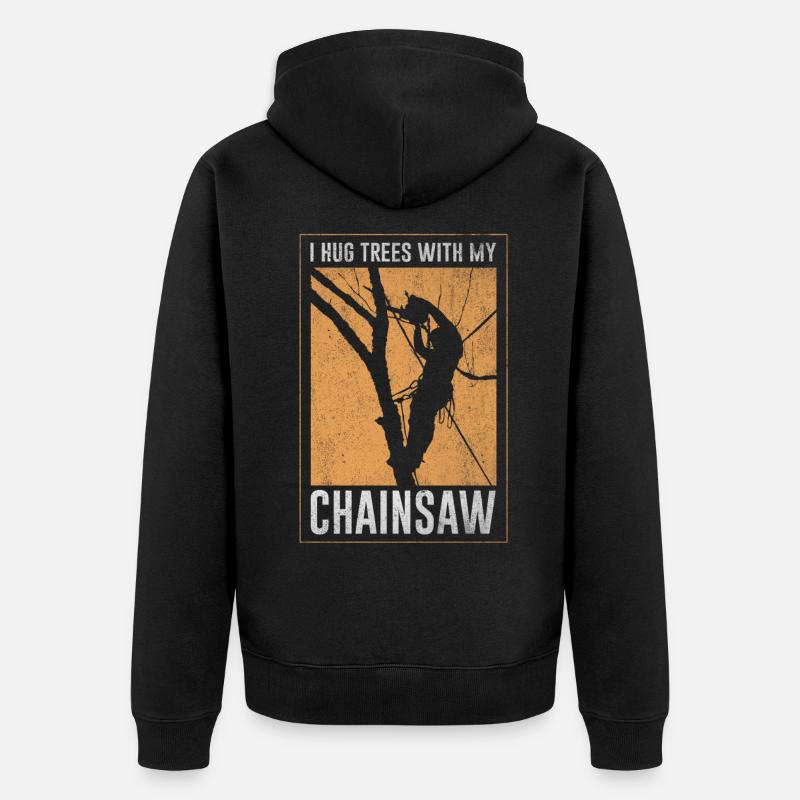 Tronçonneuse Forester - Veste à capuche bio Premium Unisexe - noir