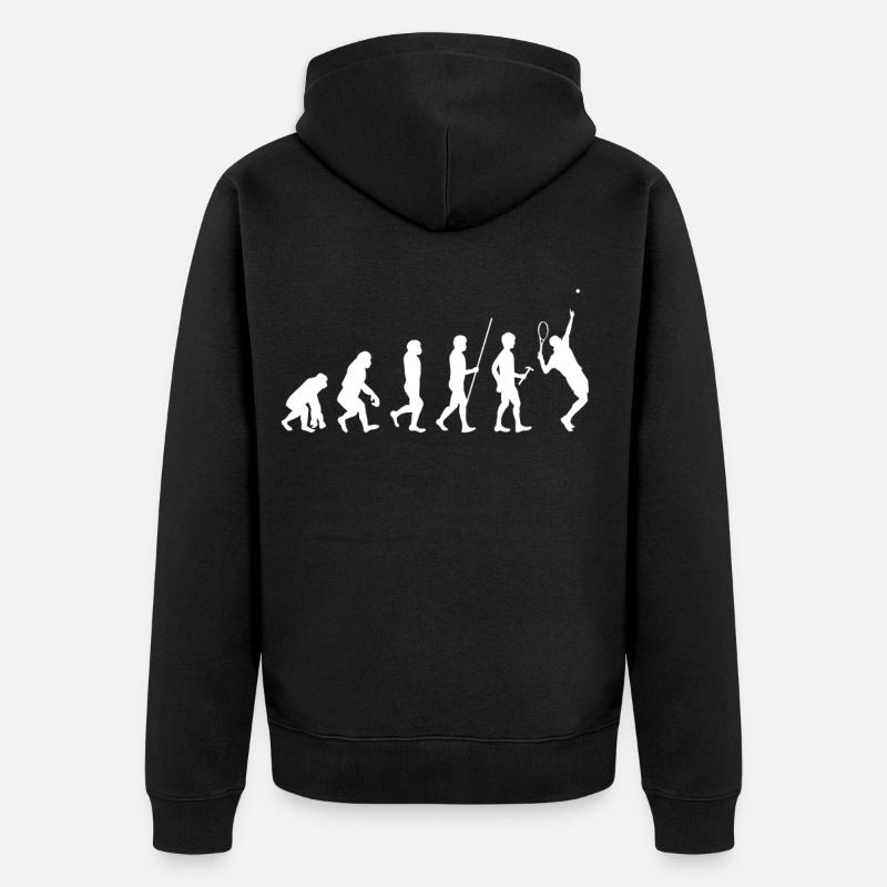 tennis - Veste à capuche bio Premium Unisexe - noir