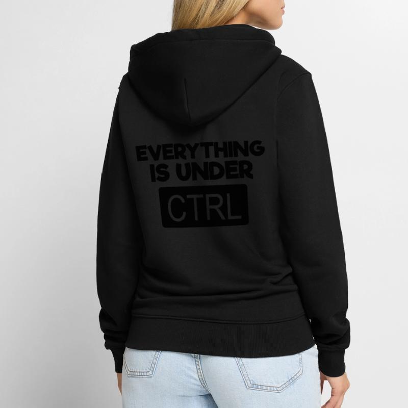 Tout sous CTRL - Computer Programmerxhtmlcs Veste à capuche bio Premium Unisexe