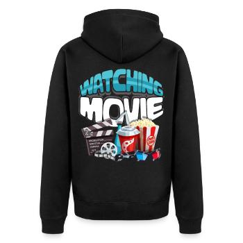 Cinéma Films Téléfilm Hollywood Cadeau - Veste à capuche bio Premium Unisexe - noir - Dos - Nico (187cm)