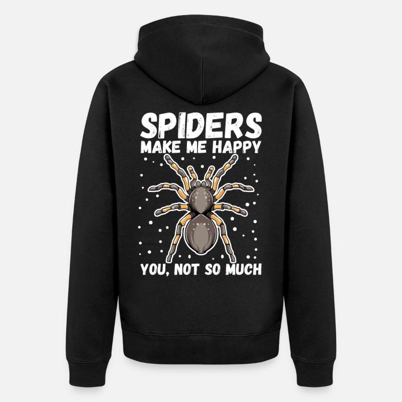 Araign? e - Veste à capuche bio Premium Unisexe - noir
