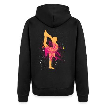 Danse de jardin danse spectacle danse cadeau idée cadeau - Veste à capuche bio Premium Unisexe - noir - Dos - Nico (187cm)