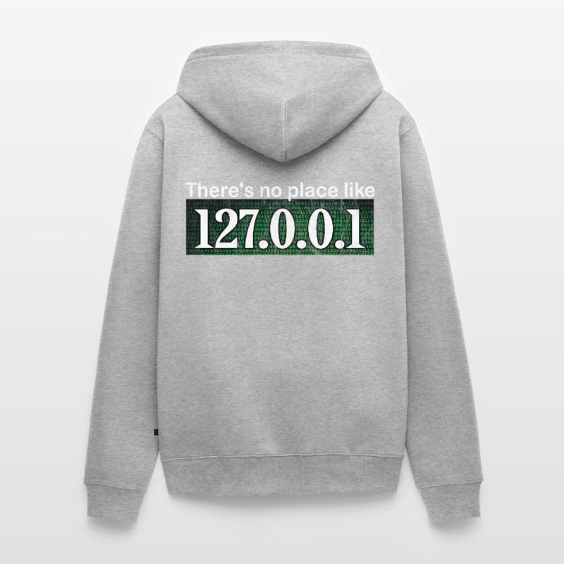 Computer Science Hacker Programmer Binary Pc Computer Unisex Premium Organic Zip Hoodie