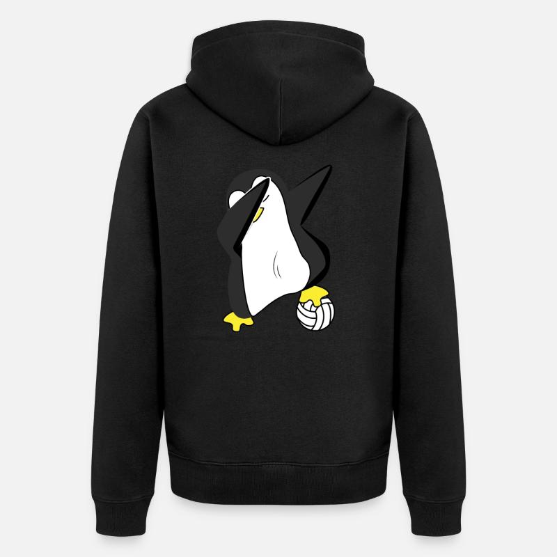 Volley- pingouin dapping - Veste à capuche bio Premium Unisexe - undefined
