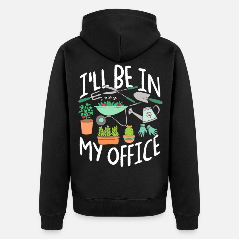 Gärtner - Unisex Premium Bio Zip Hoodie - Schwarz