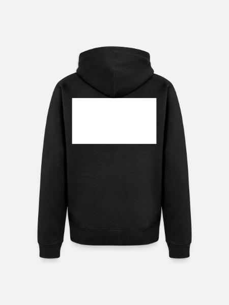 Rectangle - Veste à capuche bio Premium Unisexe - noir