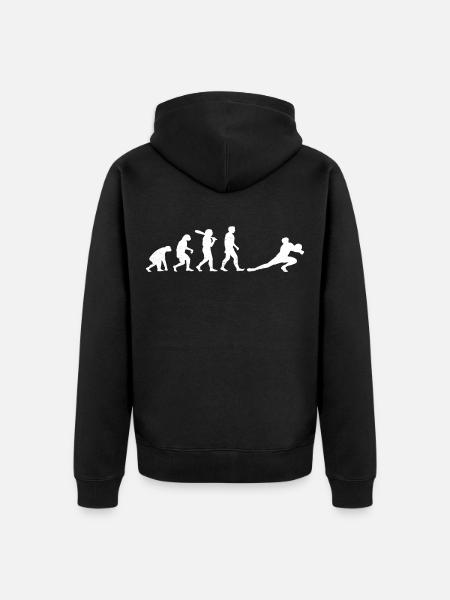 Pallavolo regalo giocatore di pallavolo beach volley - Premium økologisk unisex-hættejakke - sort