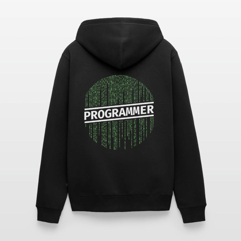 Codage du programmeur programmeur Veste à capuche bio Premium Unisexe
