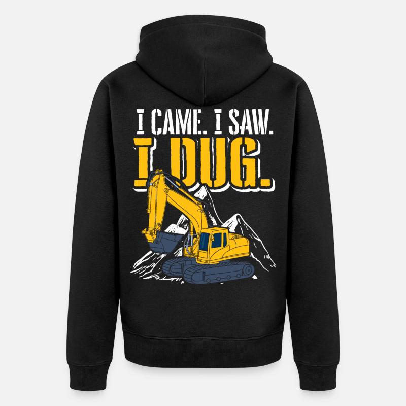 Bagger - Unisex Premium Bio Zip Hoodie - Schwarz