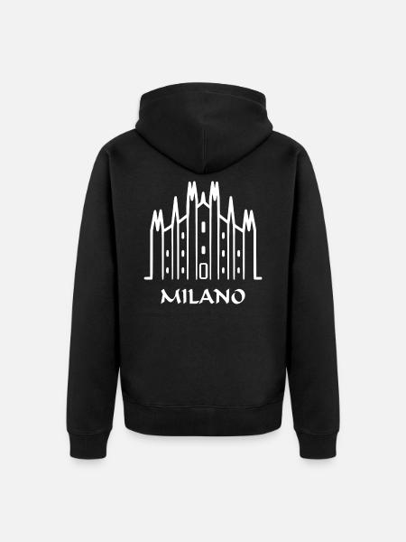 Milano - Veste à capuche bio Premium Unisexe - noir