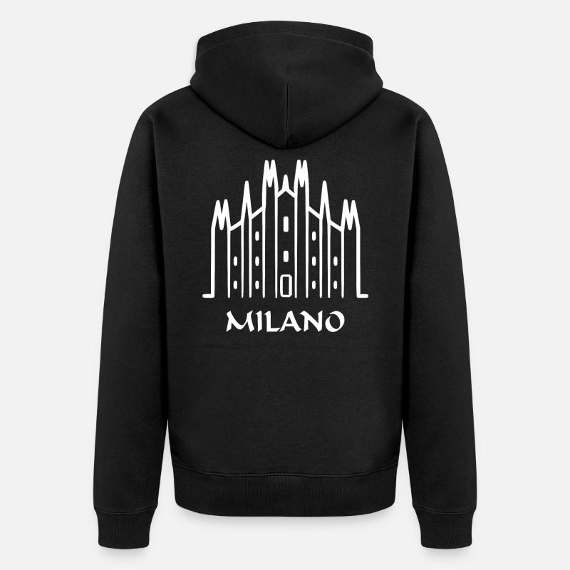 Milano - Veste à capuche bio Premium Unisexe - noir