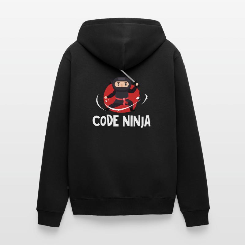 Programmation code ninja Veste à capuche bio Premium Unisexe
