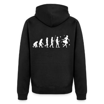 ballet - Veste à capuche bio Premium Unisexe - noir - Dos - Nico (187cm)