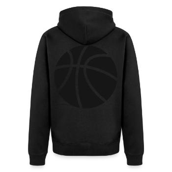 Basket-ball basket-ball basketteur amateurs de basket - Veste à capuche bio Premium Unisexe - noir - Dos - Nico (187cm)