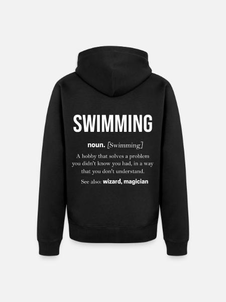 nager - Veste à capuche bio Premium Unisexe - noir