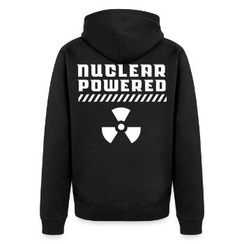 Énergie nucléaire Nucléaire Nucléaire Énergie propre - Veste à capuche bio Premium Unisexe - noir - Dos - Nico (187cm)