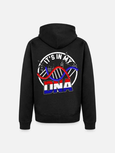 Netherlands - Unisex Premium Organic Zip Hoodie - black