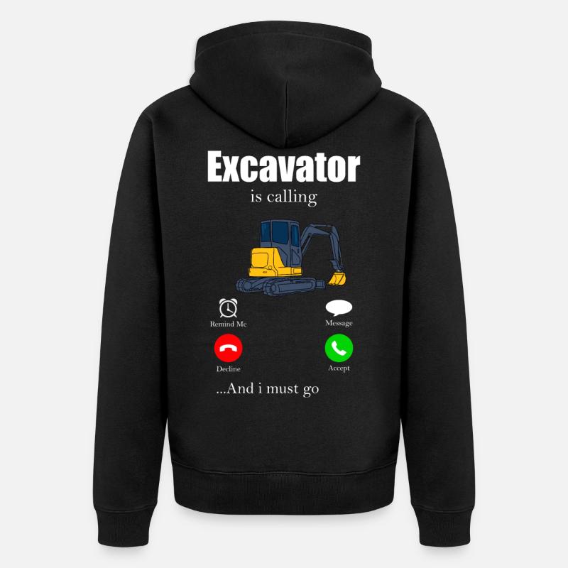 Bagger - Unisex Premium Bio Zip Hoodie - Schwarz