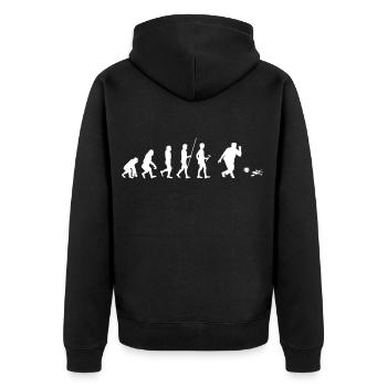 Bowling - Veste à capuche bio Premium Unisexe - noir - Dos - Nico (187cm)
