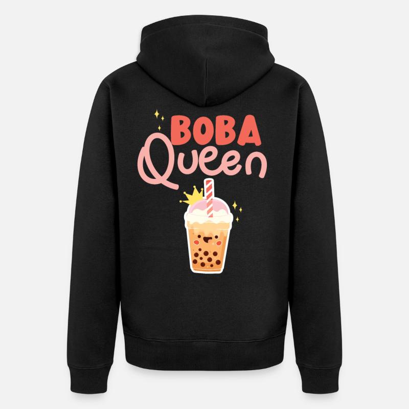 Bubble Tea - Veste à capuche bio Premium Unisexe - noir