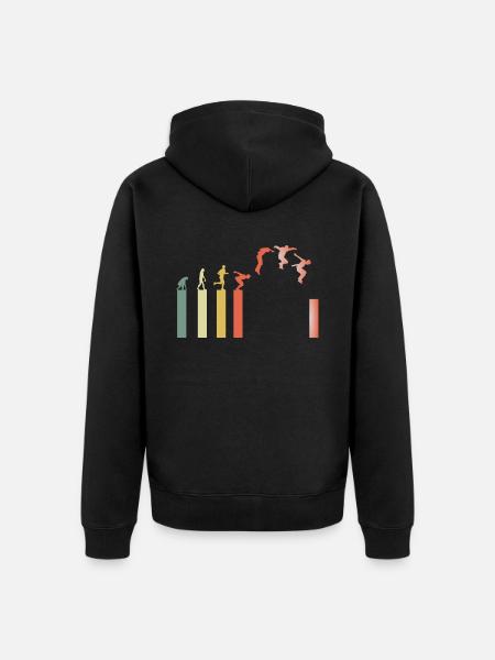 Parkour Freerunning Parcour Freerunner - Unisex Premium Organic Zip Hoodie - black