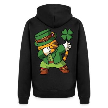Saint Patricks Shenanigans St Patricks Day - Veste à capuche bio Premium Unisexe - noir - Dos - Nico (187cm)