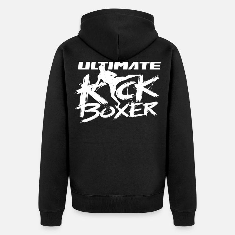 Kickboxing Kickboxing Ultime Kickboxing - Veste à capuche bio Premium Unisexe - noir