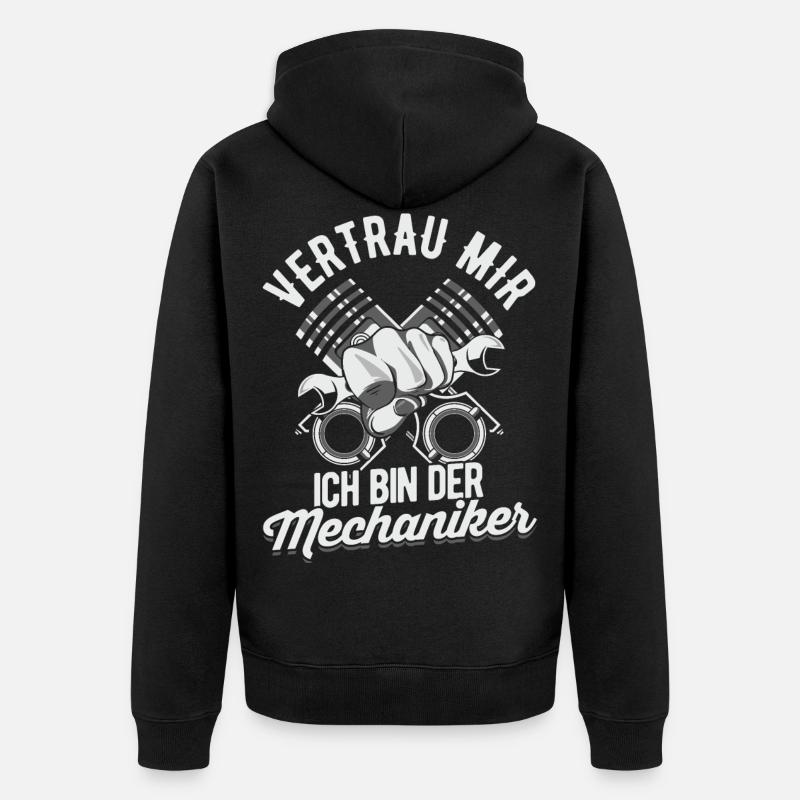 Mécanicien - Veste à capuche bio Premium Unisexe - noir