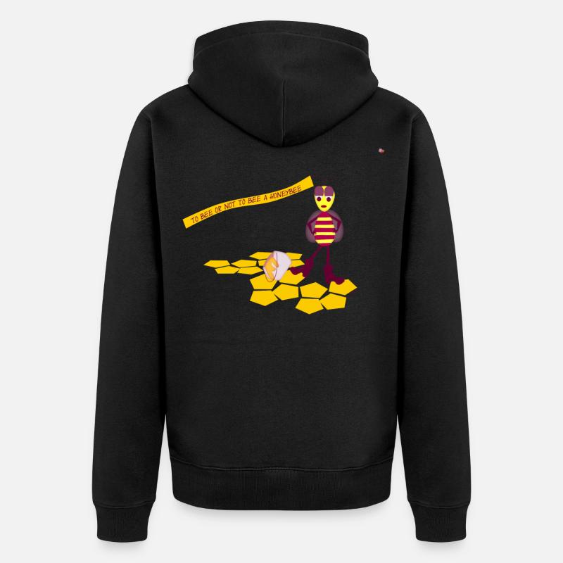 Abeille - Veste à capuche bio Premium Unisexe - noir