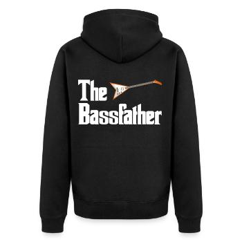 Bassist - Veste à capuche bio Premium Unisexe - noir - Dos - Nico (187cm)