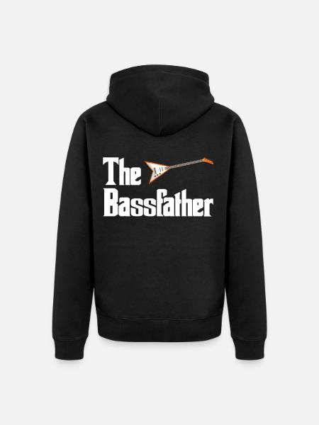 Bassist - Unisex Premium Bio Zip Hoodie - Schwarz
