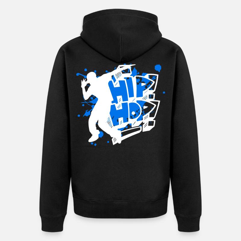 Hiphop - Veste à capuche bio Premium Unisexe - noir