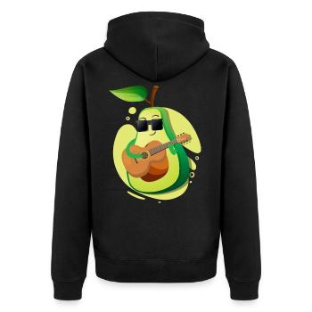 Avocado - Veste à capuche bio Premium Unisexe - noir - Dos - Nico (187cm)